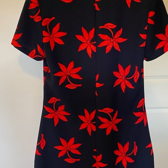 Floral Red Dress - Picture 3 of 3